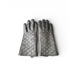 Royal Class Leather Gloves L Black Quilted Insulated‎ Winter Womens